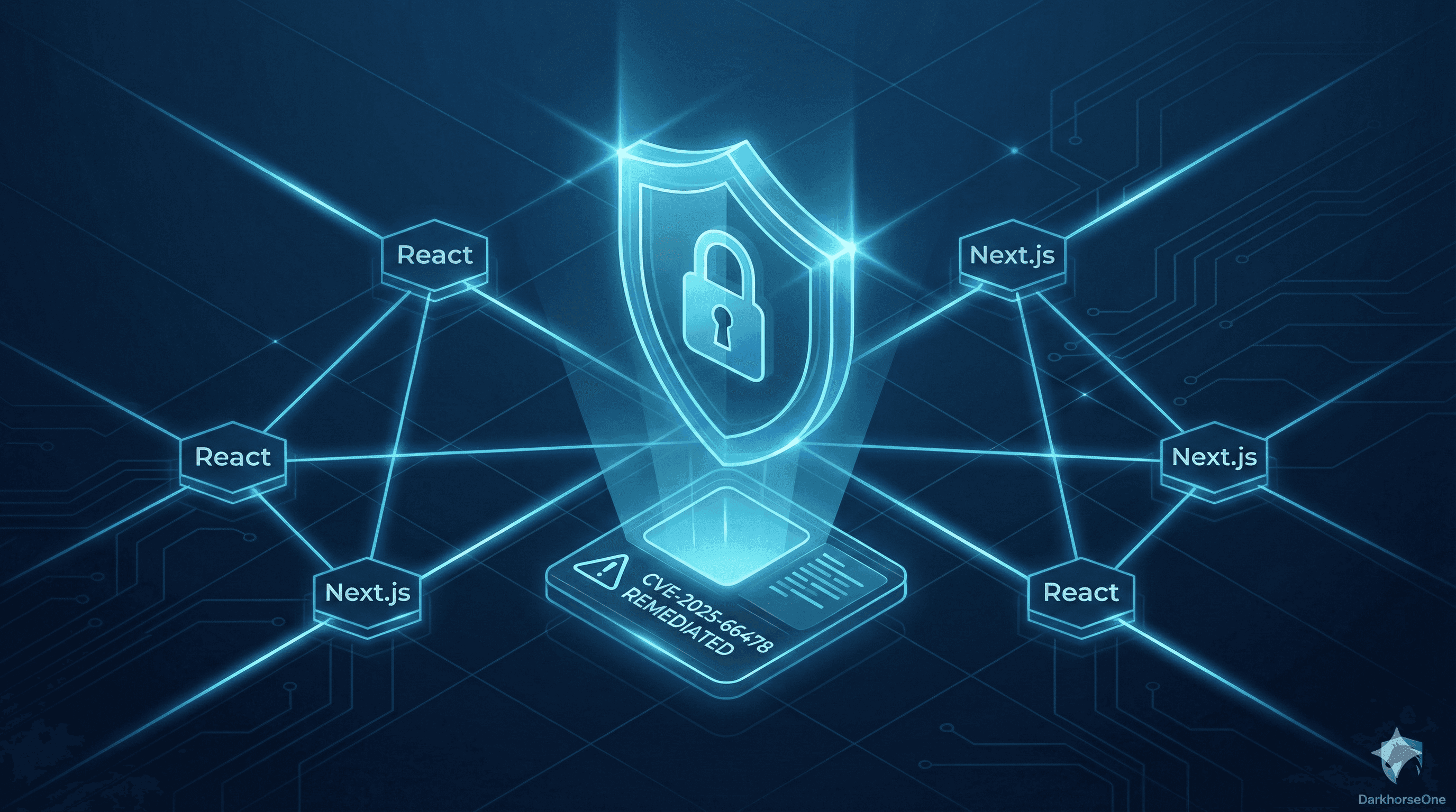 DarkhorseOne Responds Immediately to React Critical Severity 10 Vulnerability and Completes Full System Remediation